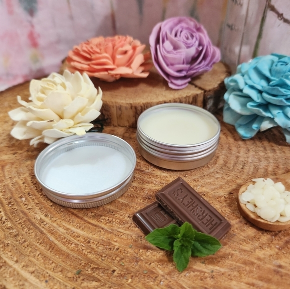 Handmade Chocolate Mint Lip Balm - Picture 3 of 4